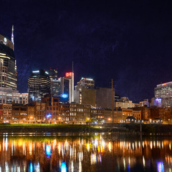 Nashville Night Skyline